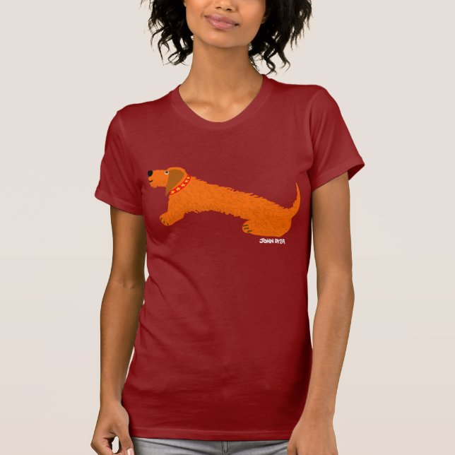 Konstutslagsplatsskjorta: Korvhund Tee Shirt (Framsida)