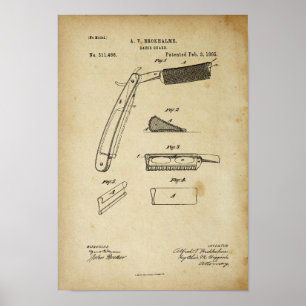 Konstverk 1885 för patent för Look för Poster