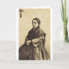 Konstverk av Sankta Bernadette Soubirous Kort