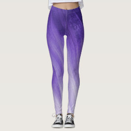 Konstverk av Ultraviolet lila abstrakt  Leggings