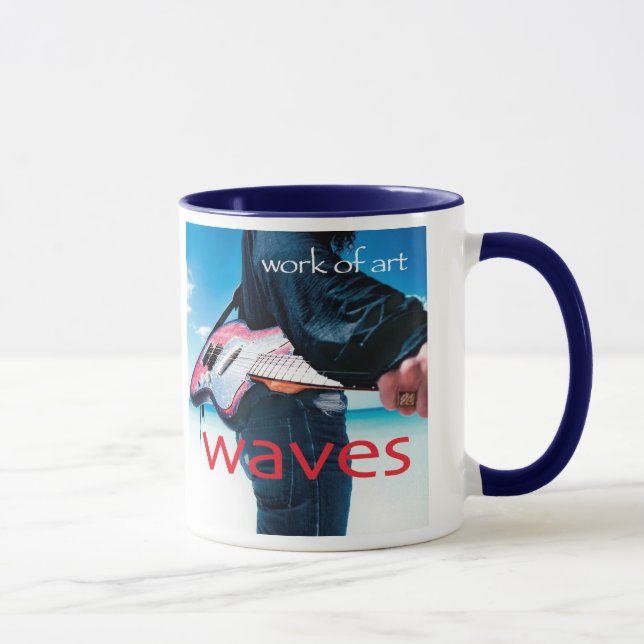 Konstverk-/blåttmugg Mugg (Höger)