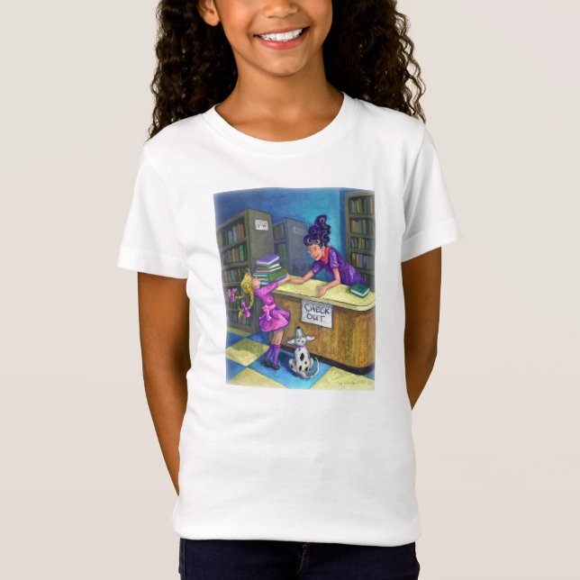 Konstverk för bibliotekkontroll ut tröja (Framsida)