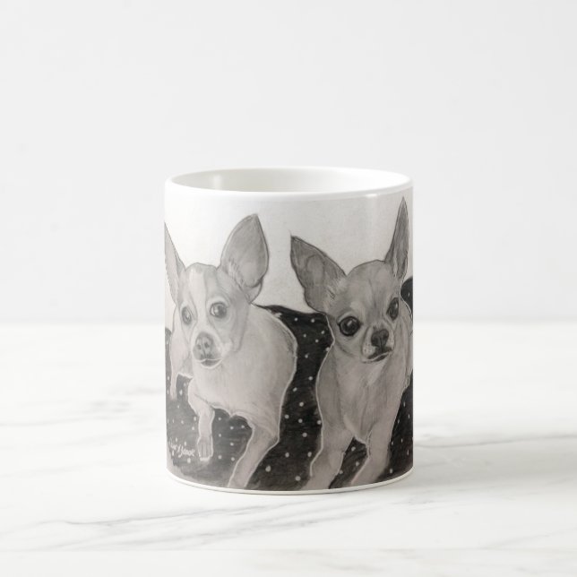 Konstverk för Chihuahuakompisoriginal Kaffemugg (Center)
