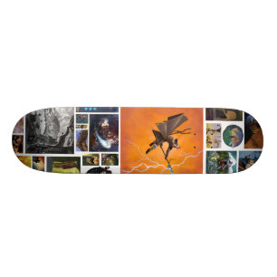 konstverk skateboard bräda 20,5 cm