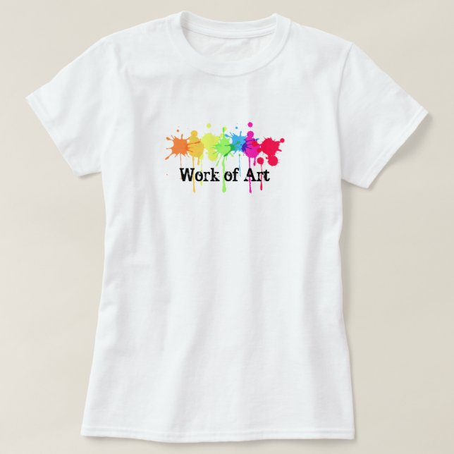 Konstverk T-Shirts arbete (Design framsida)