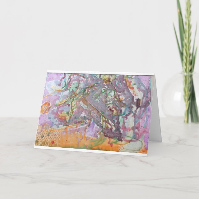 Konstverkhälsningkort Kort (Framsida)