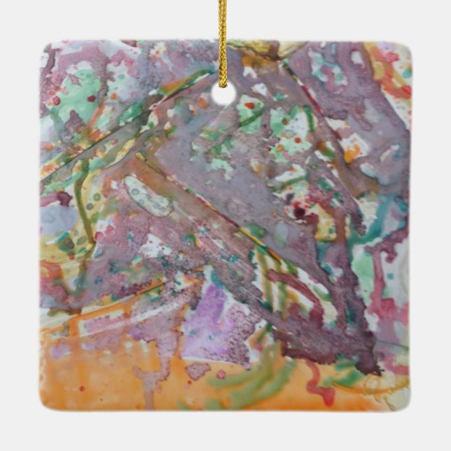 Konstverkprydnad Julgransprydnad Keramik (Baksida)