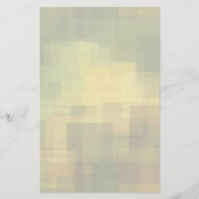 konstvintage färgrika abstrakt geometriska 2 brevpapper (Framsida)