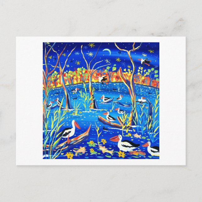 Konstvykort: Pelican Roost, Banrock Station Vykort (Framsida)