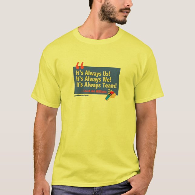KonstWilliams citationstecken på manar t-skjorta Tee Shirt (Framsida)