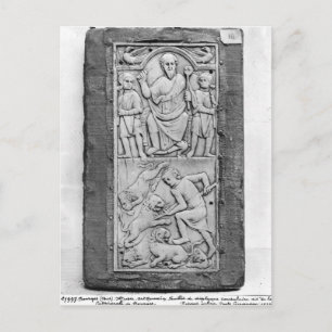Konsulär diptych av Aetius, höger Vykort