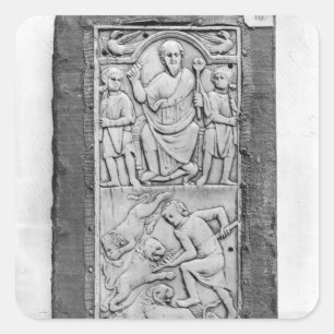 Konsulär diptych av Aetius, högerpanel Fyrkantigt Klistermärke