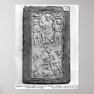 Konsulär diptych av Aetius, högerpanel Poster