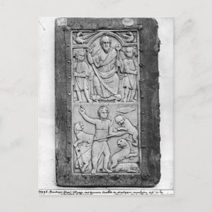 Konsulär diptych av Aetius, lämnat handpanel Vykort