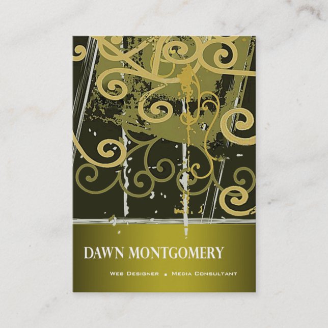 Konsulent för massmedia för grafittiGrungewebben Visitkort (Framsida)