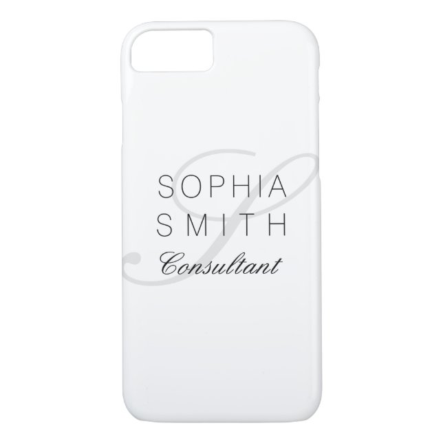 Konsulent för Wassermarke Minimalist Case-Mate iPhone Skal (Baksida)