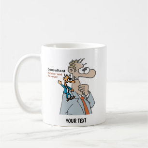 Konsult Karikatyr Kaffemugg