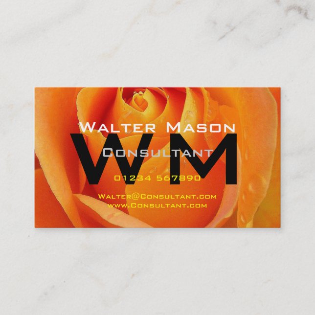 Konsult Skapar din egen enkla allmänna Visitkort (Framsida)