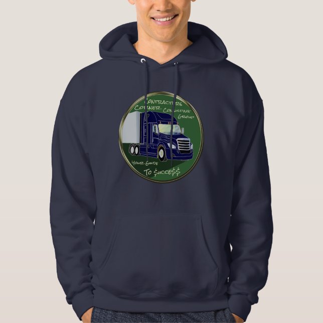 Konsultgruppens fullt storlek hoodie (Framsida)