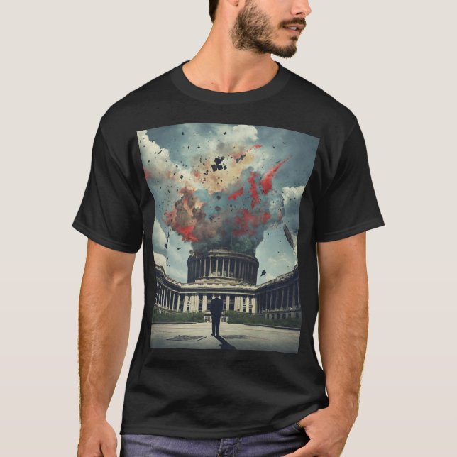 Konsultkaos: Fallout of Influence T Shirt (Framsida)