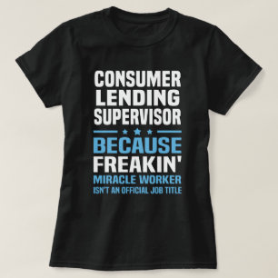 Konsumentlånande ansvarig t shirt