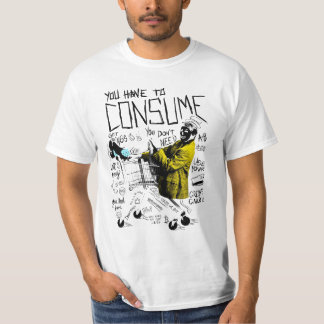 Konsumtionsfientlig konst t shirt