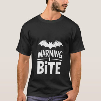 Könsvarning I Bita Funny Halloween Humor-taloky T Shirt