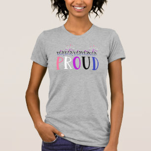 Könsvätska STOLT Fyrverkerier HBTQ T Shirt