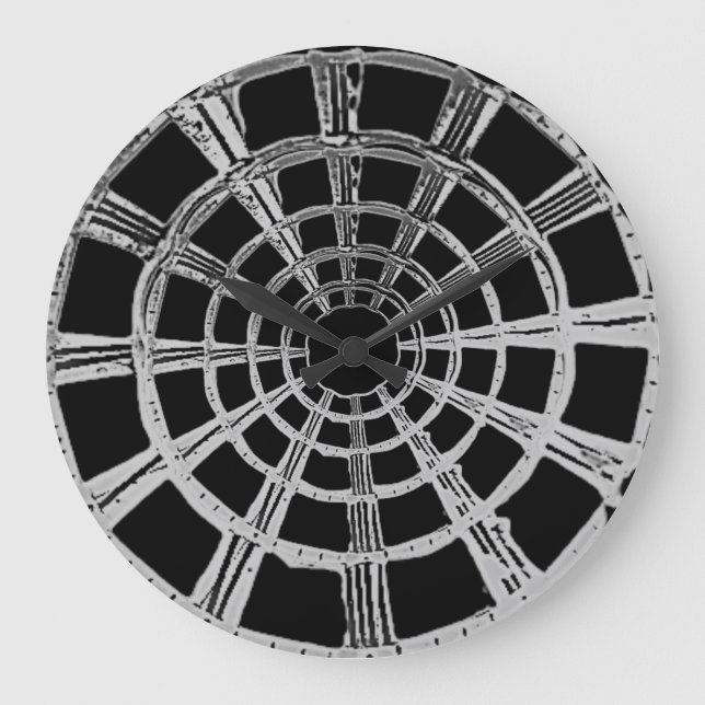 KONT OCH DESIGN WALL CLOCK STOR KLOCKA (Framsida)