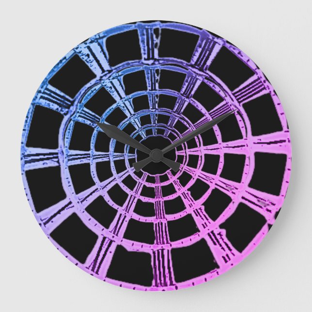 KONT OCH DESIGN WALL CLOCK STOR KLOCKA (Framsida)