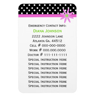 Kontakt för akutet: Babyvvakt Premium Magnet