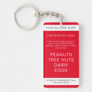 Kontakt för Red Food Allergy Medical Alert Akut Co