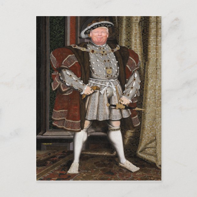 Kontakta Donald J. Trump Lyin'Kung vykort (Framsida)