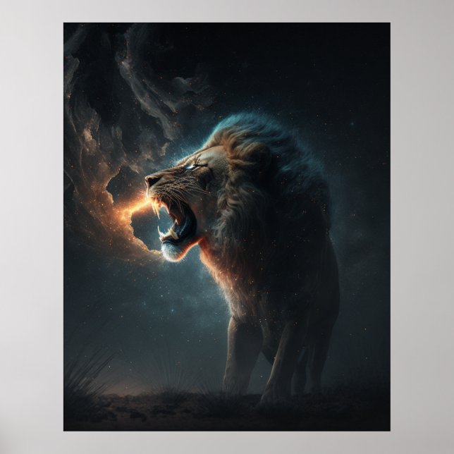 Kontakta inte argen lejon poster (Framsidan)