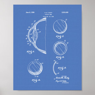 Kontakta Lens 1950 den patenterade konstritningen Poster