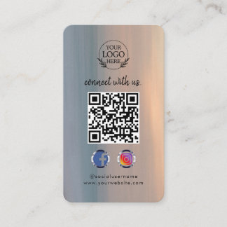 Kontakta oss | Anpassad QR-kod för sociala medier Visitkort