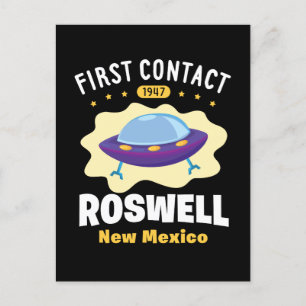 Kontakta Roswell New mexico Alien UFO Vykort