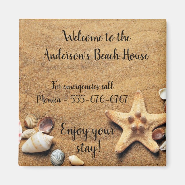 Kontaktinformation för byte av magnet-ventilation  magnet (Framsidan)