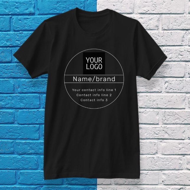 Kontaktinformation för Retromodern verksamhet elle T Shirt (Skapare uppladdad)