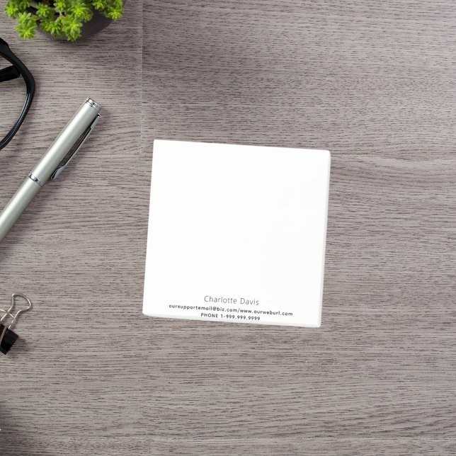 Kontaktinformation för varumärket färg namn post-it block (Skapare uppladdad)