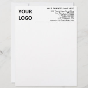 Kontaktinformationstavlet logotyp Business Adress Brevhuvud