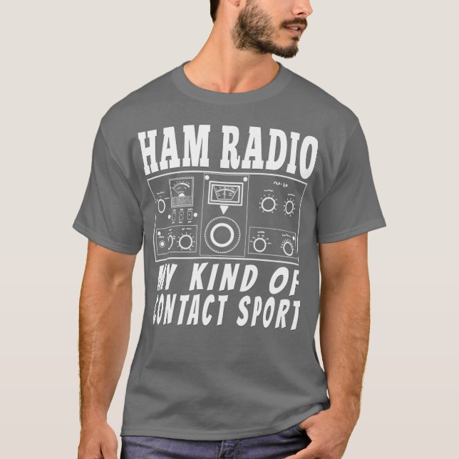 Kontaktperson för radioaktiva operatörspresentatio t shirt (Framsida)