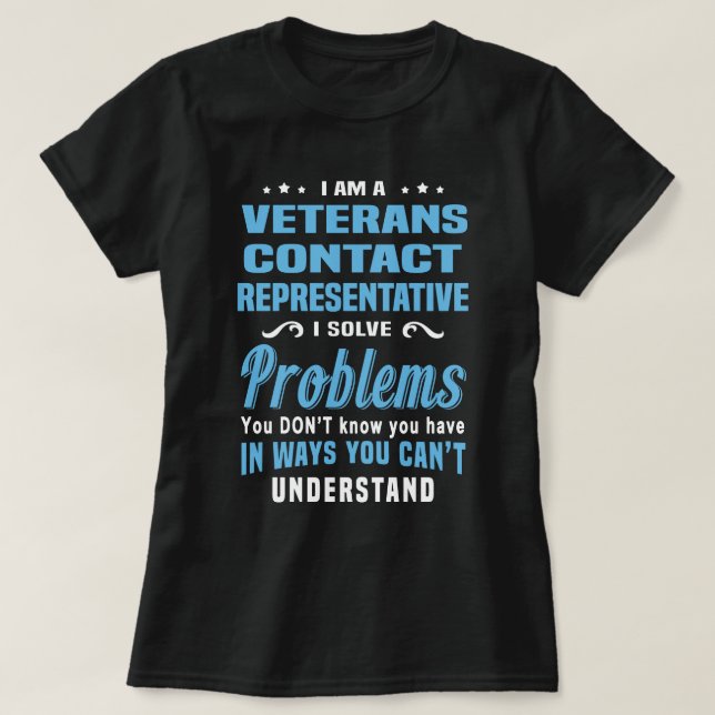 Kontaktperson för veteraner t shirt (Design framsida)
