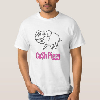 Kontant Piggy utslagsplats för finansiella Tee Shirt