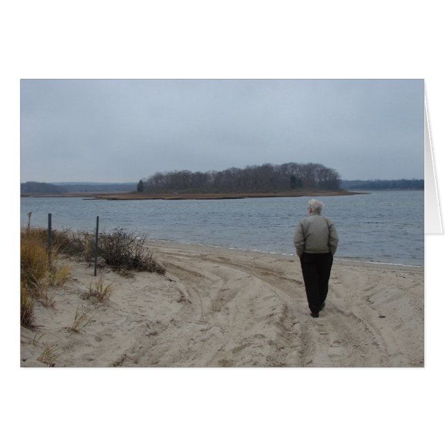 Kontempla vinter hälsningskort (Framsidan Horizontal)