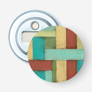 Kontemplös flerfärgad kustmålning flasköppnare