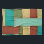 Kontempoary Coastal Multicolor Painting Kökshandduk<br><div class="desc">Aqua,  grönt,  rött och gult träffas i en explosion av färg som påminner om mönster på ett stranddäck. Att byta ut den här contemporaryns kustmålning på väggen kan locka dig att ta semestern du har skjutit av! Gör en underbar gåva till alla som behöver en strandflyktsort.</div>