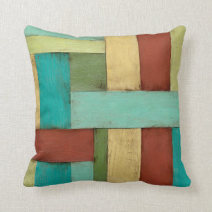 Kontempoary Coastal Multicolor Painting Kudde