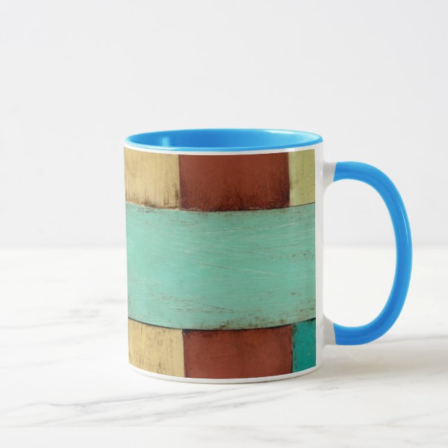 Kontempoary Coastal Multicolor Painting Mugg (Höger)