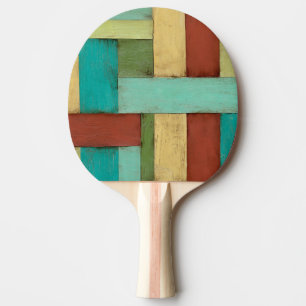 Kontempoary Coastal Multicolor Painting Pingisracket